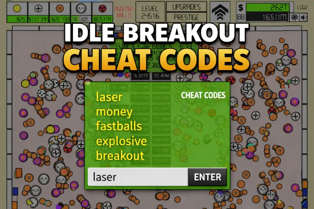 Idle Breakout Cheat Codes: Updated and Verified List